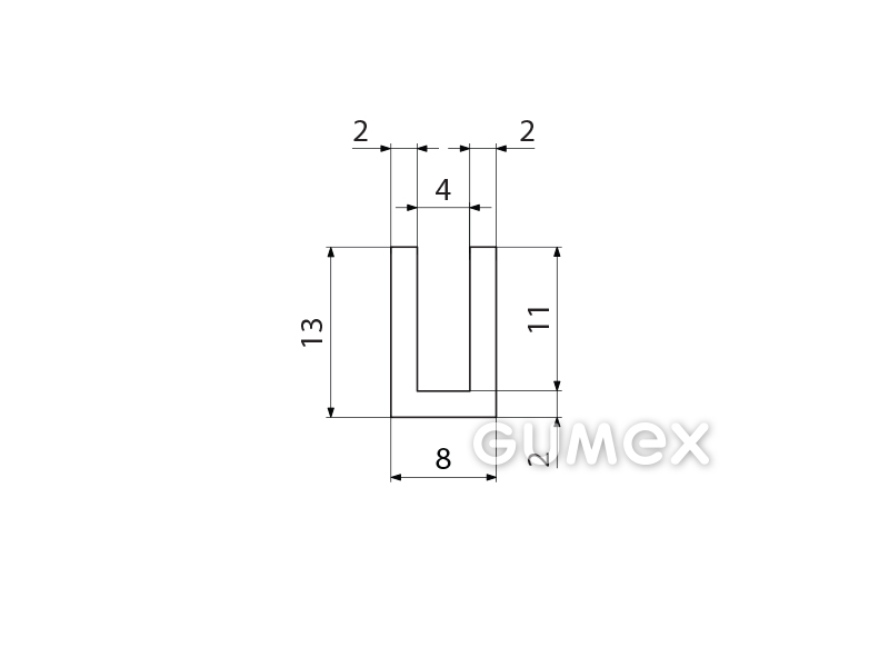 SILIKONPROFILE U-FORM